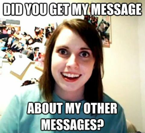 לשלוח הודעות טקסט יותר מדי