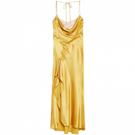 Klær, kjole, gul, dagskjole, kjole, cocktailkjole, formelt slitasje, tekstil, hals, cover-up, 