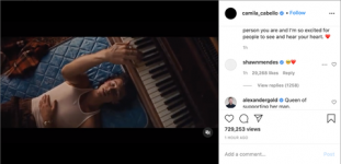 Camila Cabello opublikowała najsłodszą wiadomość o nowym albumie Shawna Mendesa „Wonder”