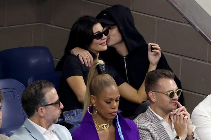 Kylie Jenner i Timothée Chalamet w sklepie US Open 10 września 2023 r.