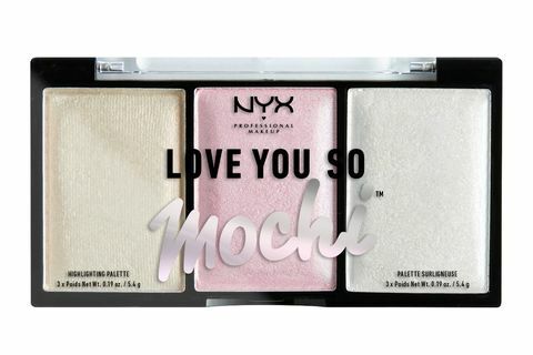 Eye shadow, Eye, Pink, Produk, Organ, Font, Tubuh manusia, Beige, Rectangle, Eyelash, 