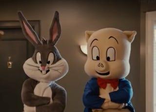 porky gris insekter bunny looney tunes bare drap i bygningen hallusinasjoner