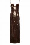 Хейли Бибер надела коричневое платье с пайетками на свадьбу Лорен Перес