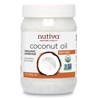 Organický, parou rafinovaný kokosový olej