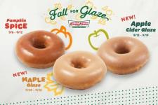 Krispy Kreme представляет три аромата пончиков на осень, и да, тыквенные специи возвращаются