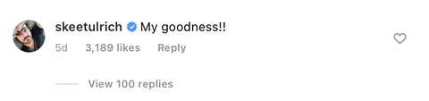 skeet ulrich koketiškai komentuoja Lucy Hale instagramą tarp pasimatymų gandų