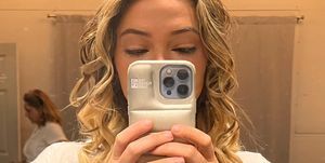 Madelyn cline zrkadlové selfie puzdro na telefón