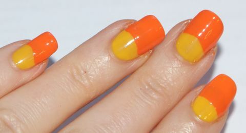 Палец, Желтый, Кожа, Оранжевый, Красный, Гвоздь, Красочность, Крупный план, Уход за ногтями, Лак для ногтей, 