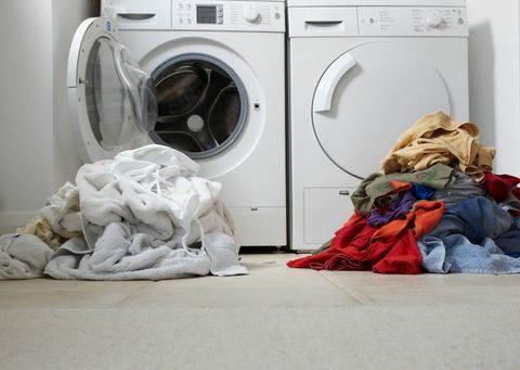 Tvättmaskin, torktumlare, större apparater, tvättstuga, vit, hushållsapparat, tvätt, utrymme, väska, maskin, 