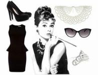 Audrey Hepburn Cadılar Bayramı Kostümü