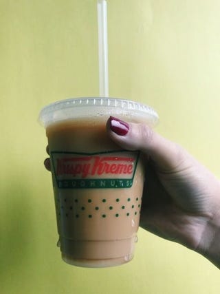 Café helado Krispy Kreme