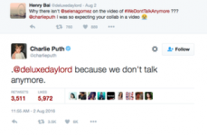 Charlie Puth verklaart de afwezigheid van Selena Gomez in de muziekvideo "We Don't Talk Anymore" in één woeste tweet