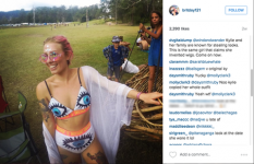 Mensen beschuldigen Kylie Jenner van het stelen van deze Coachella-look van een andere Instagrammer