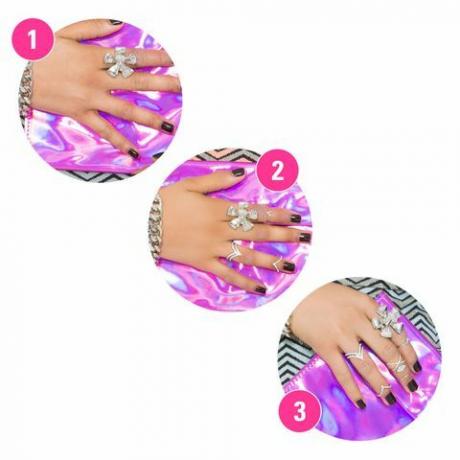 Roxo, violeta, magenta, rosa, lavanda, unha, esmalte, pêssego, unhas artificiais, pulseira, 