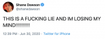 शेन डावसन और मंगेतर रायलैंड एडम्स स्लैम ताती वेस्टब्रुक का वीडियो