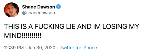shane dawson tati westbrook tweet kłamstwo